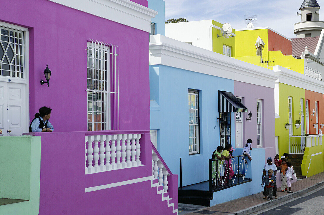 Malaien Viertel Bo-Kaap, Kapstadt, Südafrika