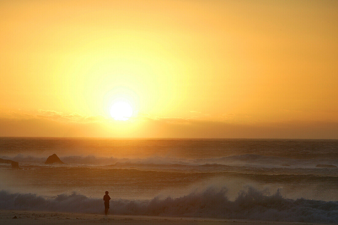 Sonnenuntergang, Camps Bay, Westkap, Südafrika