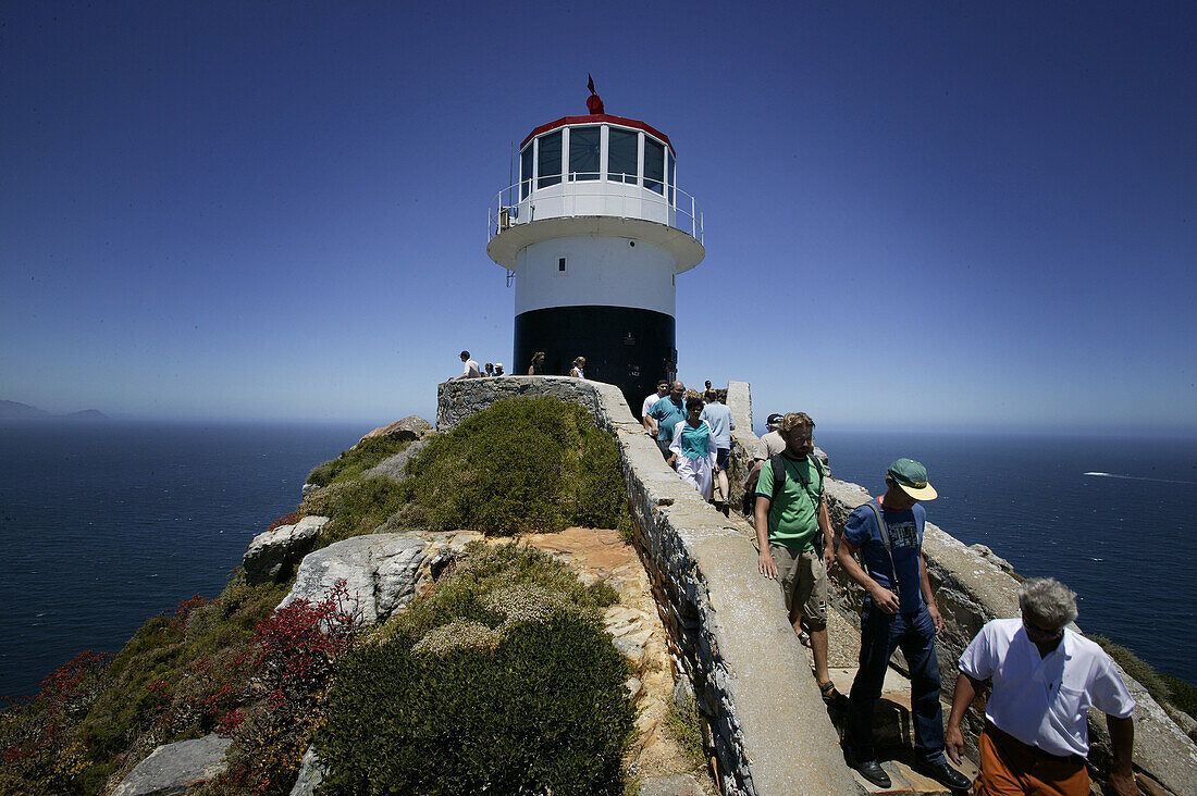 Lighthouse on Cape Hope, Cape peninsula, Western Cape, South Africa
