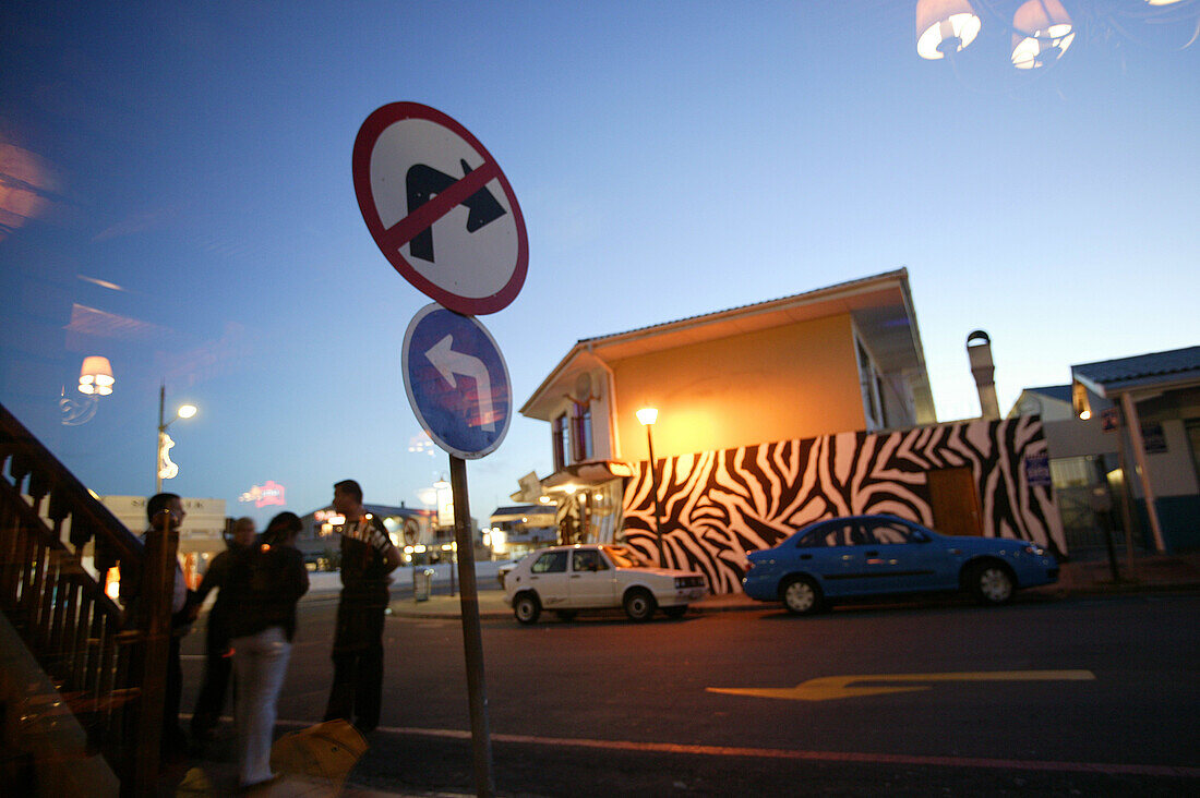 Hermanus at night, Western Cape, South Africa, Africa