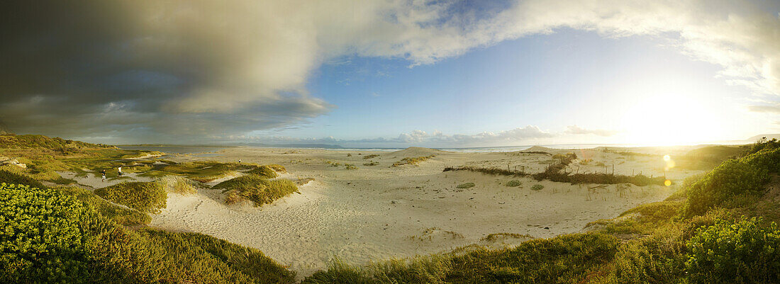 Panorama of Grotto Beach, Hermanus, West Cape, South Africa, Africa