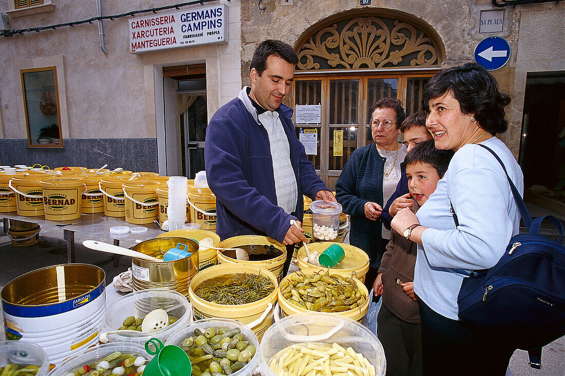Pickles, Weekly Market, Sineu Majorca, Spain