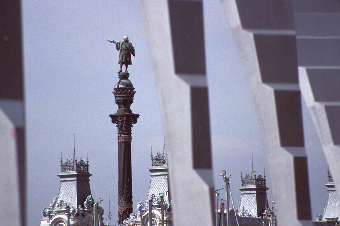 Colon Denkmal, Barcelona, Spanien