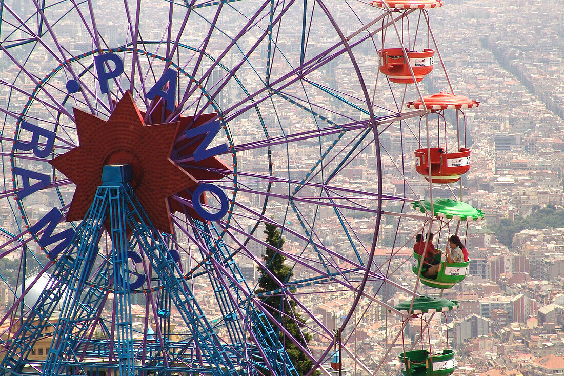 Big wheel, Tibidabo, Barcelona, Spain