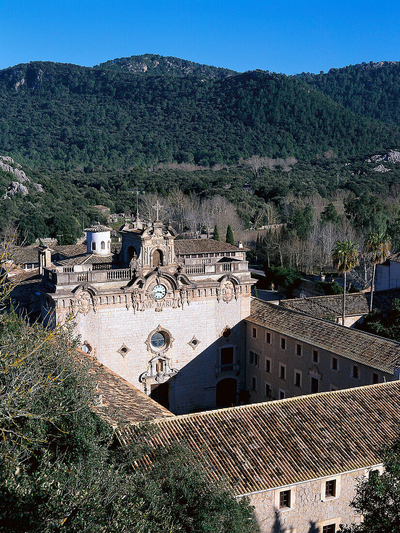 Lluch Monastry, Serra de Tramuntana, Majorca, Spain