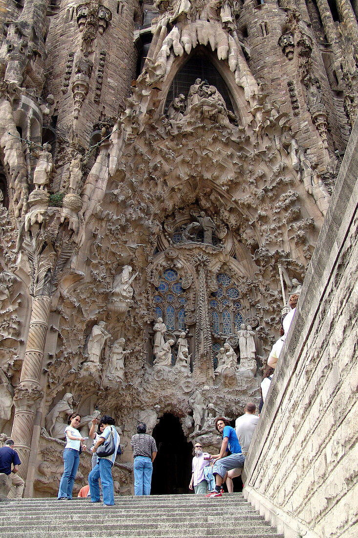 La Sagrada Familia by Antoni Gaudi, Barcelona, Spain