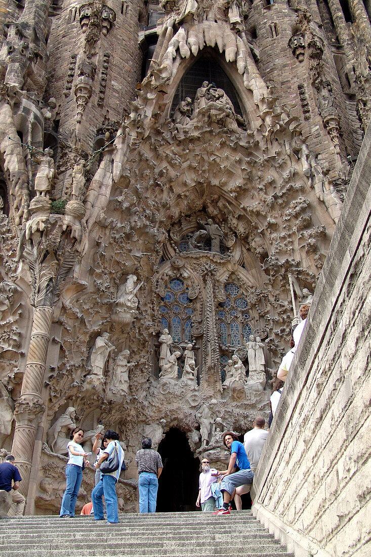 La Sagrada Familia von Antoni Gaudi, Barcelona, Spanien