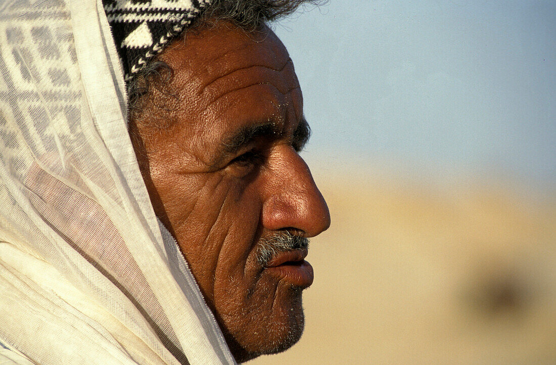 Man' s portrait, Nefta Tunesien