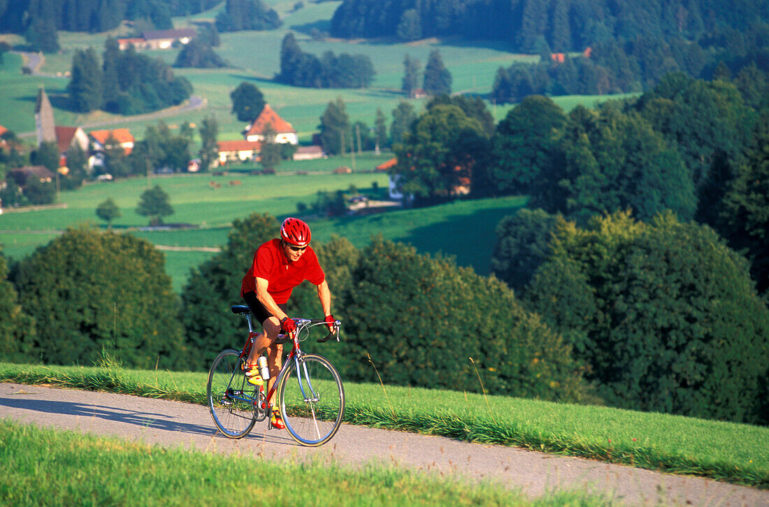 Biker, Schöffau Bavaria, Germany