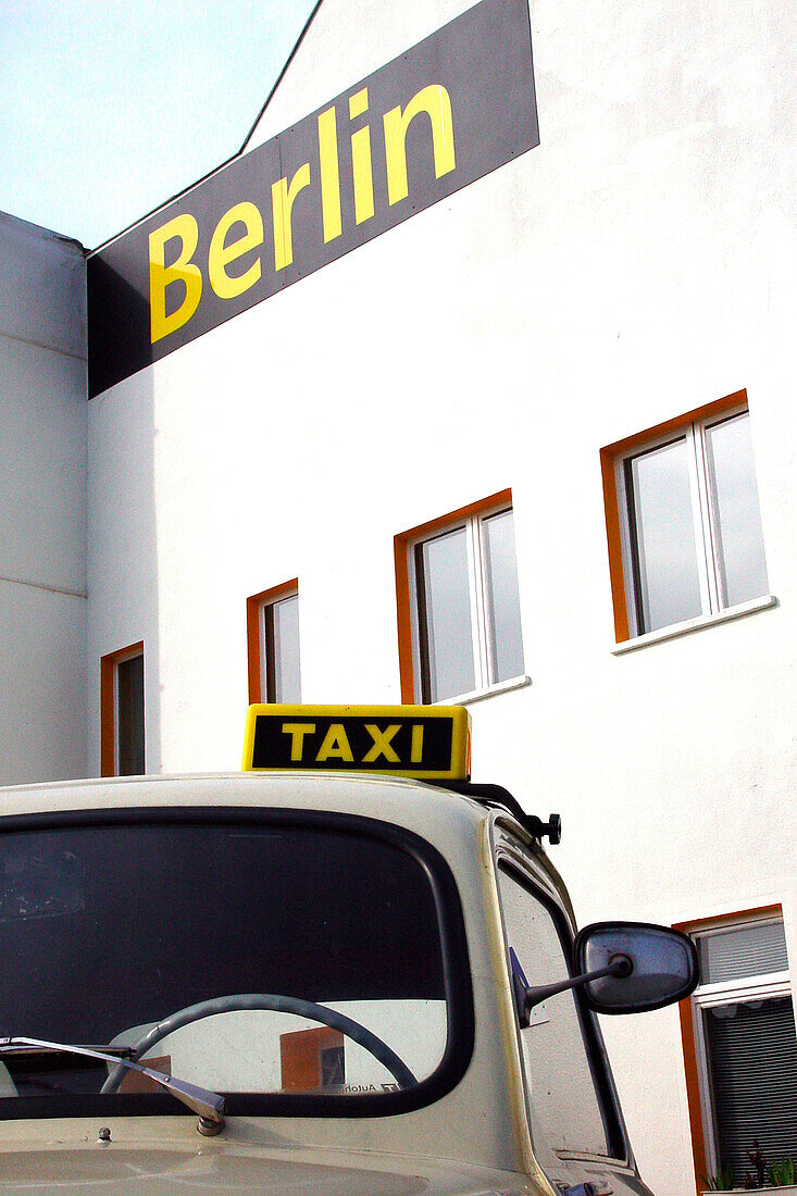 Old taxi, Berlin, Germany