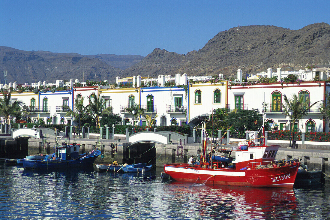 Fischerhafen, Puerto de Mogán, Gran Canaria, Kanarische Inseln, Spanien