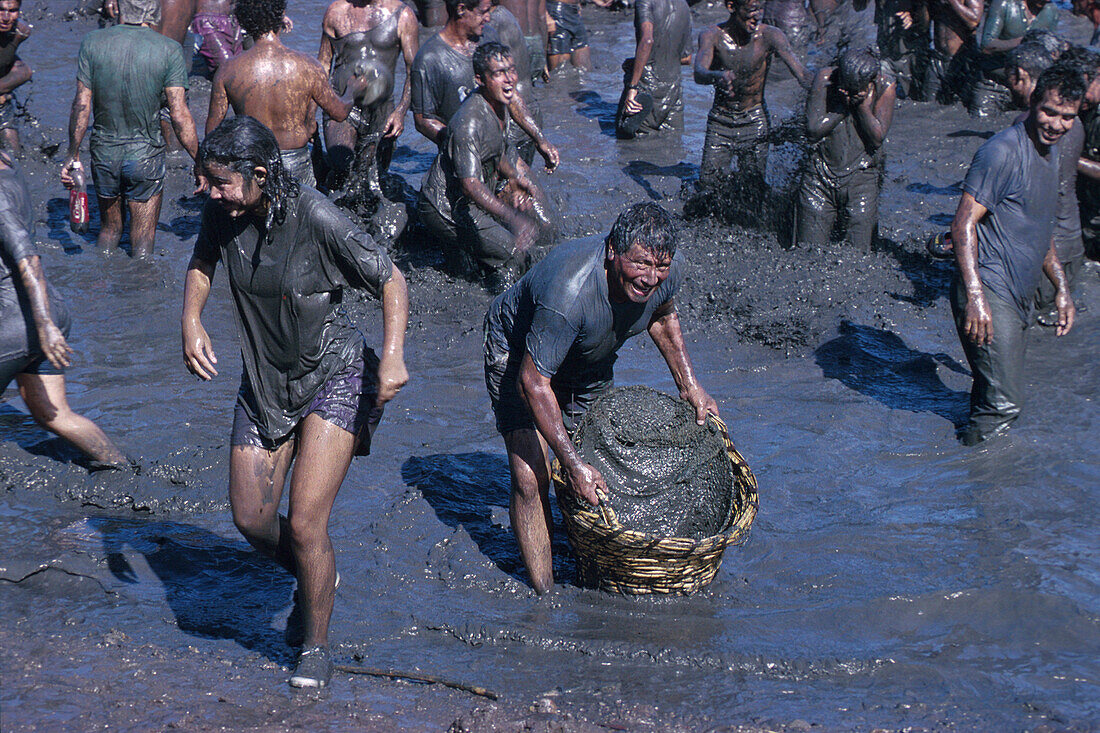 El Charco, Fest des Teiches, San Nicolas de Tolentino Gran Canaria, Kanarische Inseln