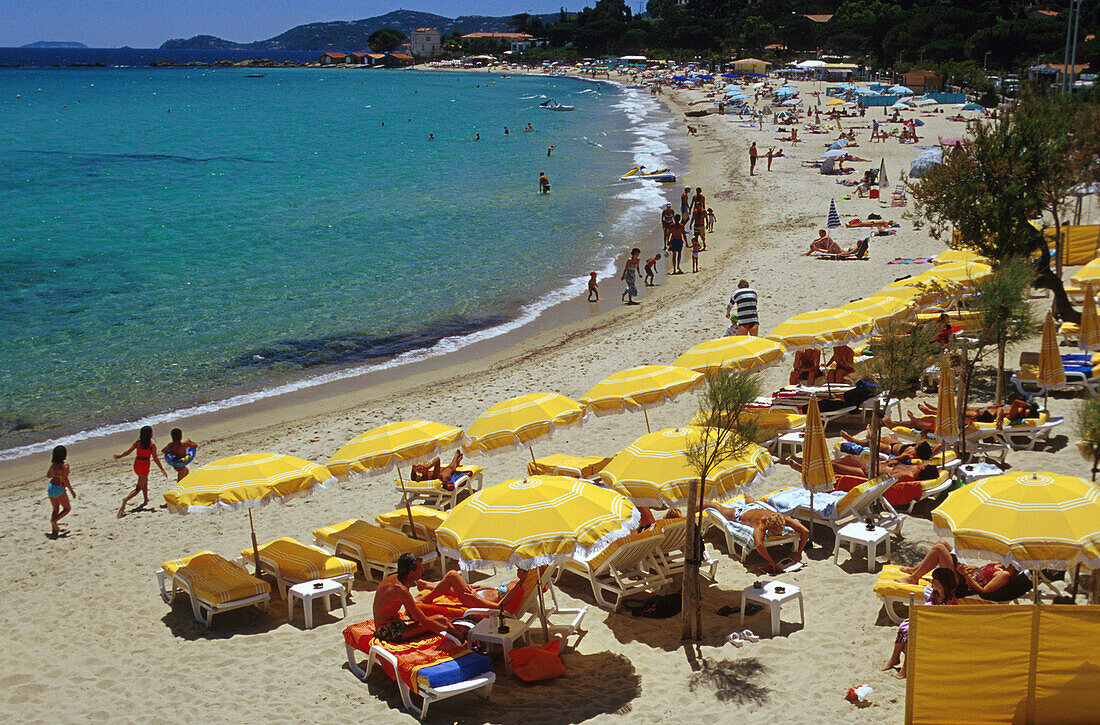 Strand, Cote d' Azur, Var, Provence Frankreich