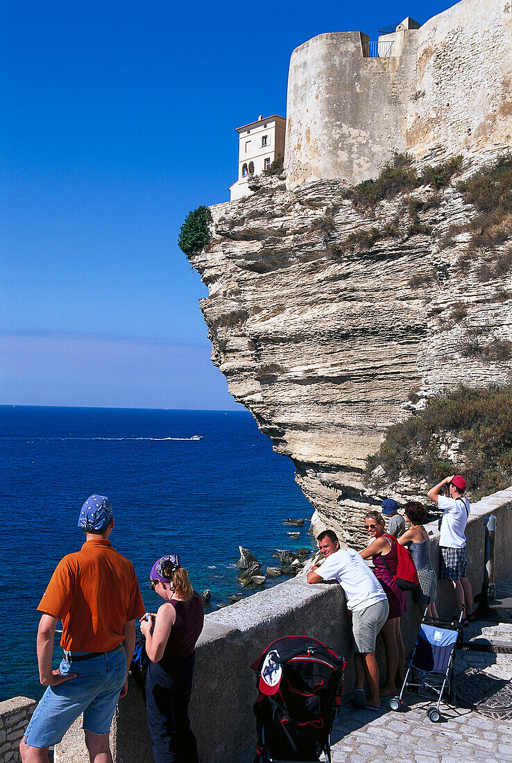 Falaises, Kliffe und Felsen, Bonifacio, Korsika, Frankreich