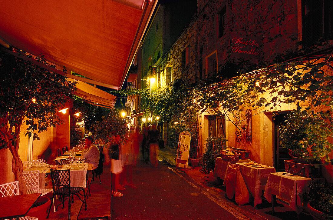 Restaurant, night life, Porto-Vecchio Corsica, France