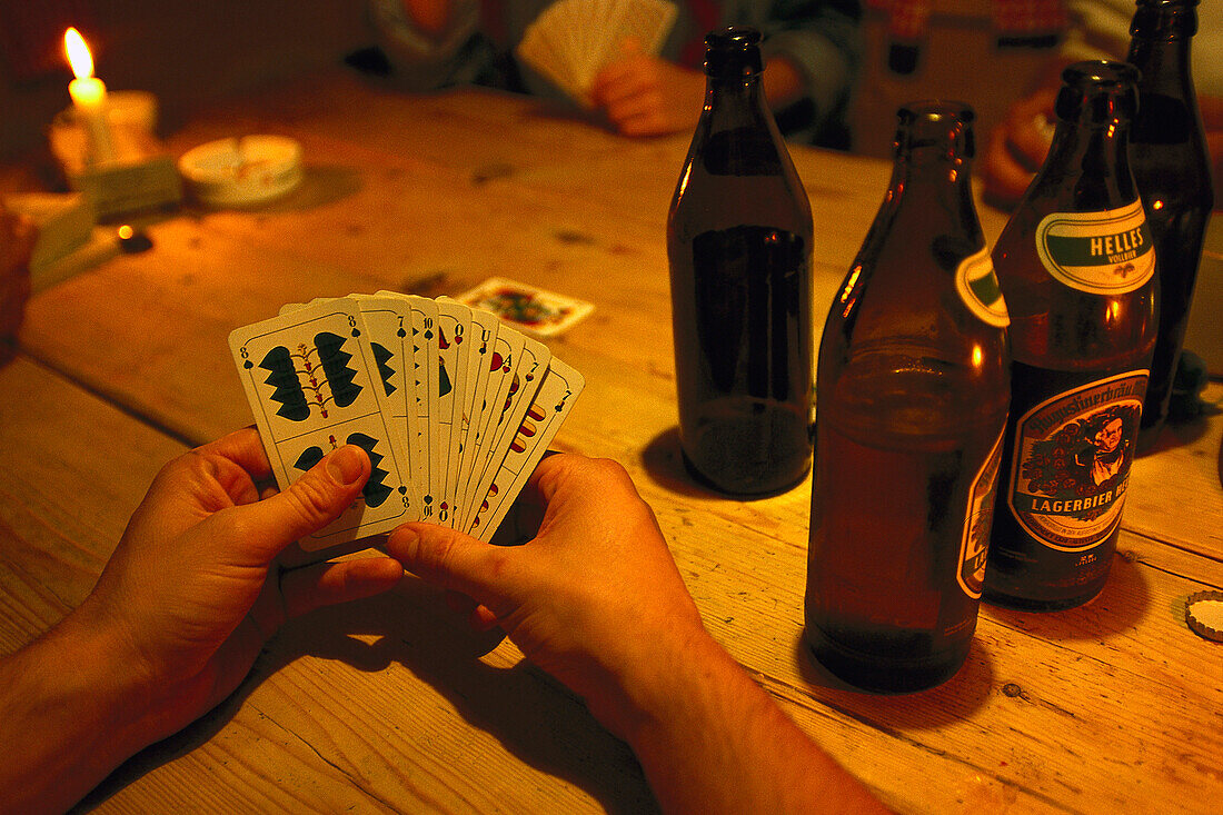 Schafkopfspiel, Kartenspiel Freizeit