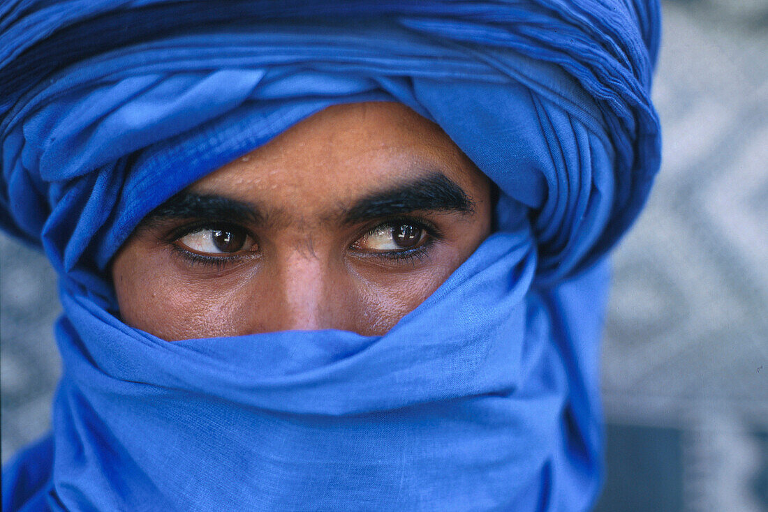 Junger Tuareg, Douz, Tunesien