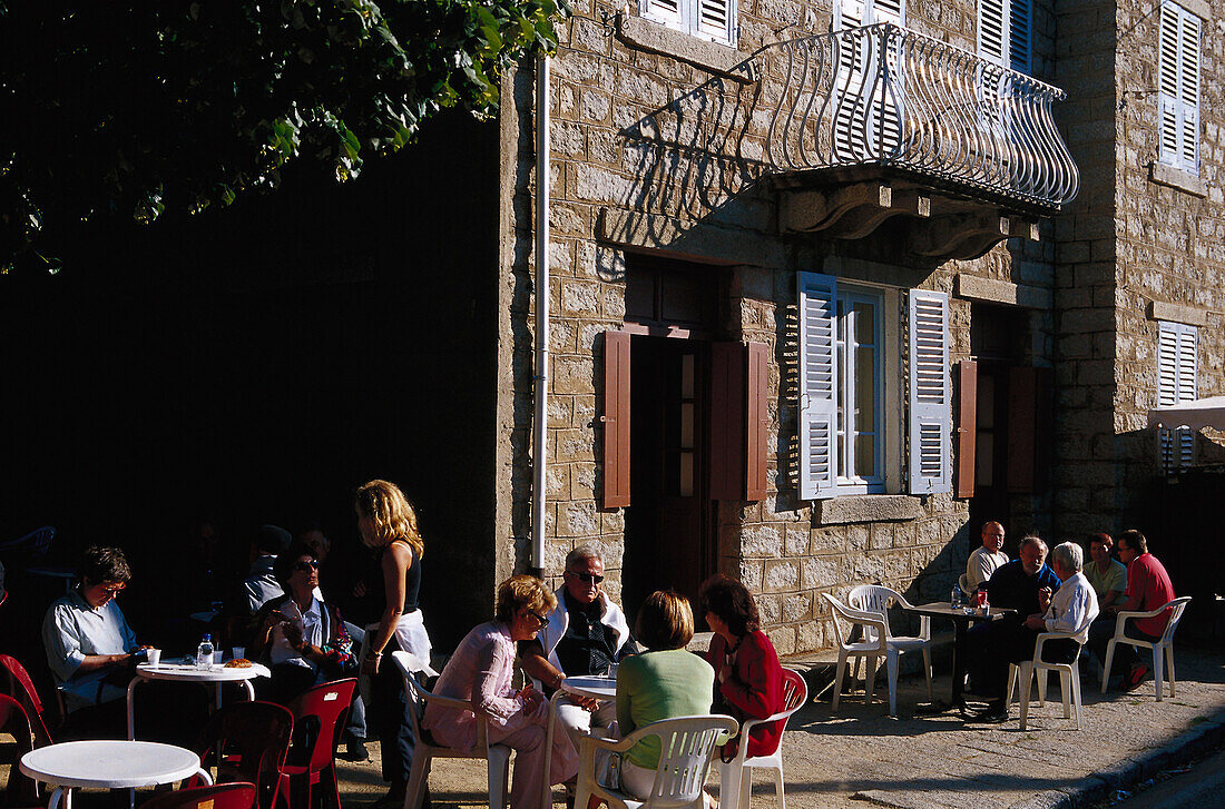 Bar, Casamaccioli bei Corte, Korsika, Frankreich