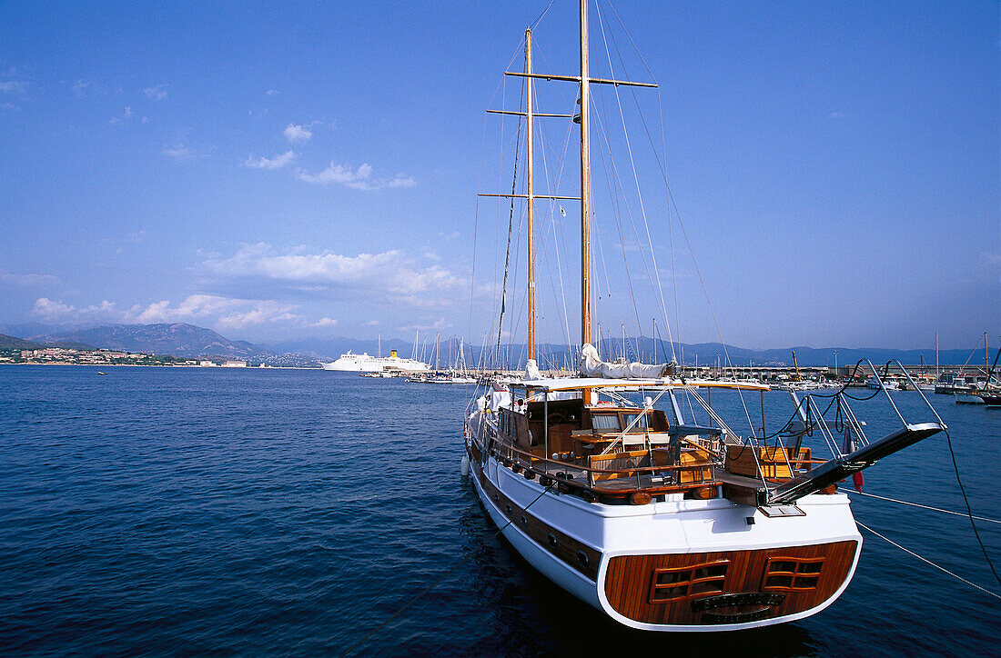 Yacht, Ajaccio Corsica, France