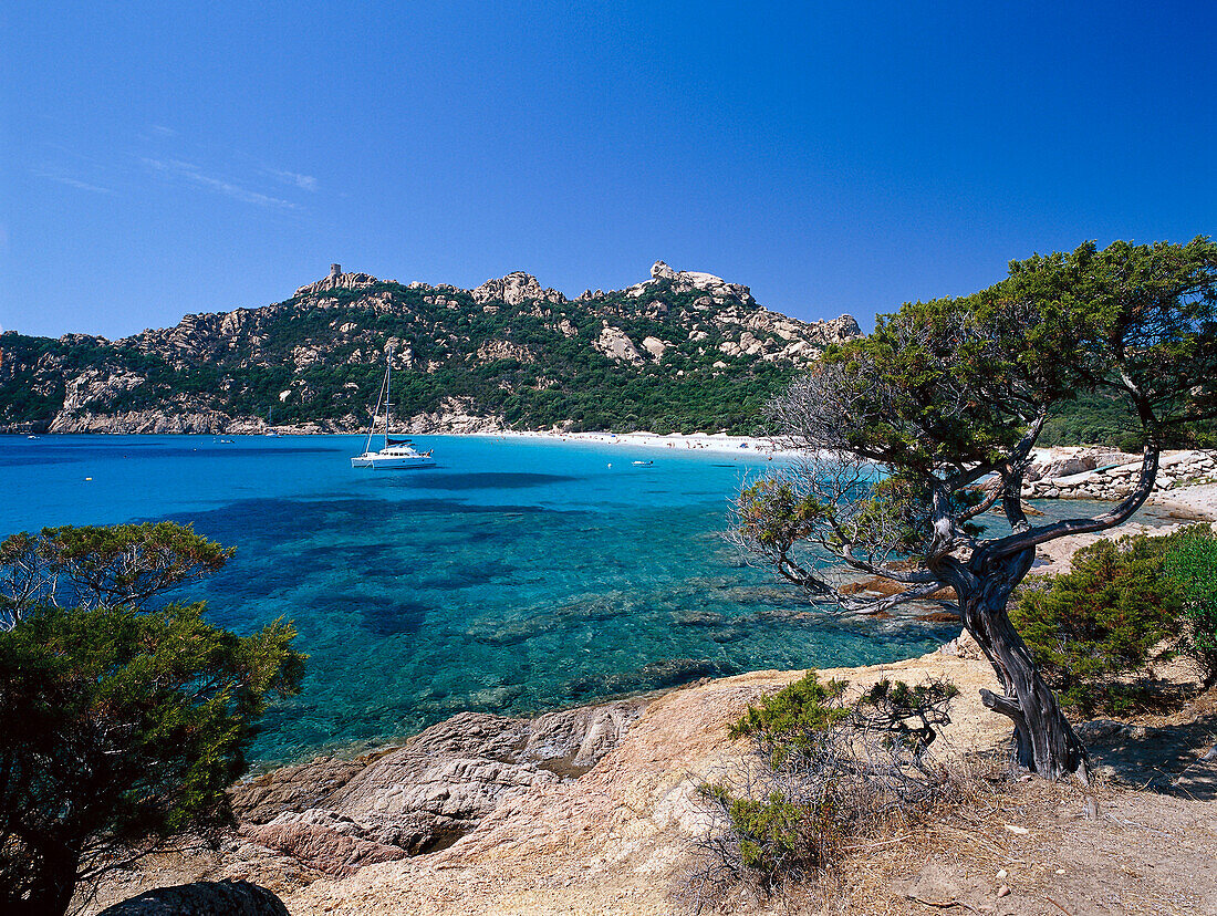 Plage de Roccapina, beach near Sartene Corsica, France