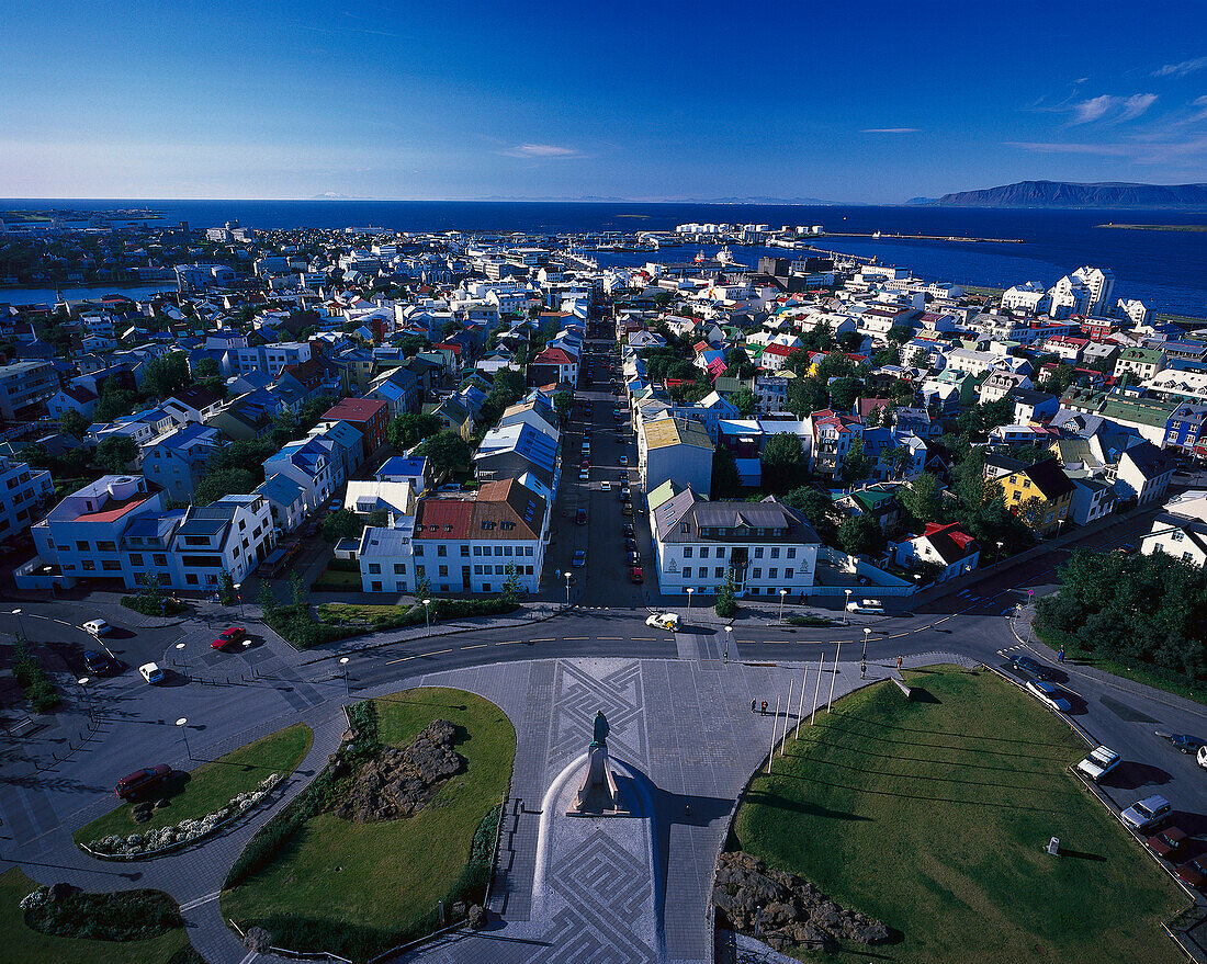Panorama von Reykjavik, Island