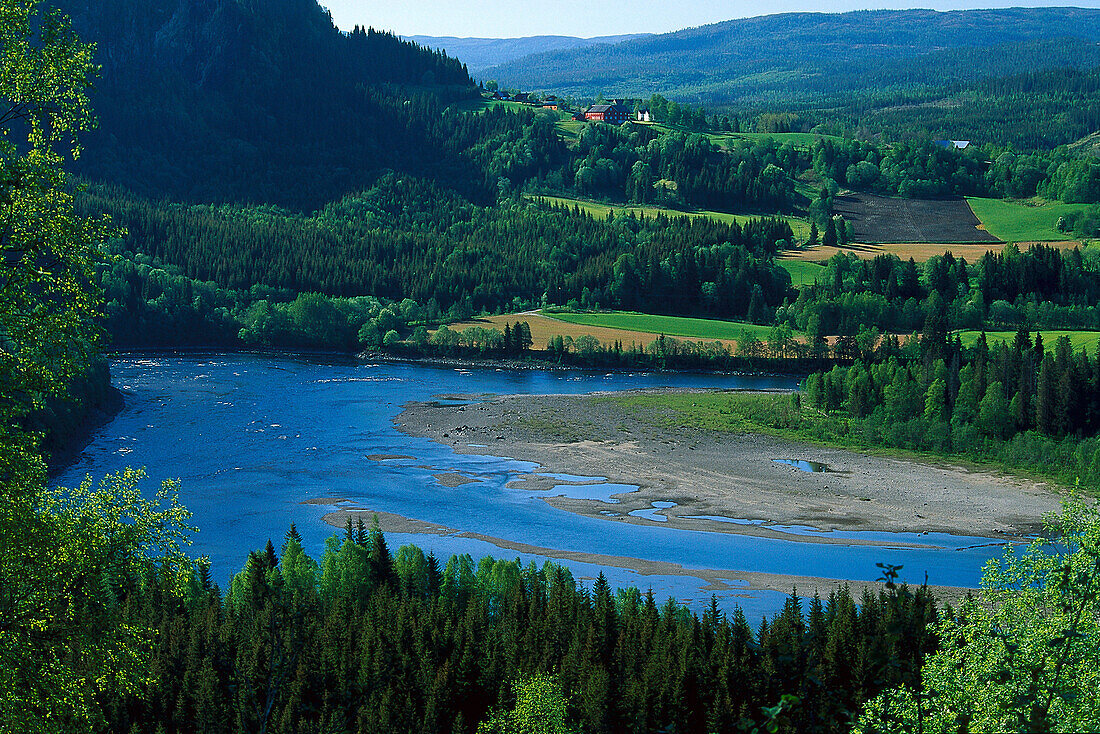 River Namsen, Grong, Nord-Trondelag Norwegen