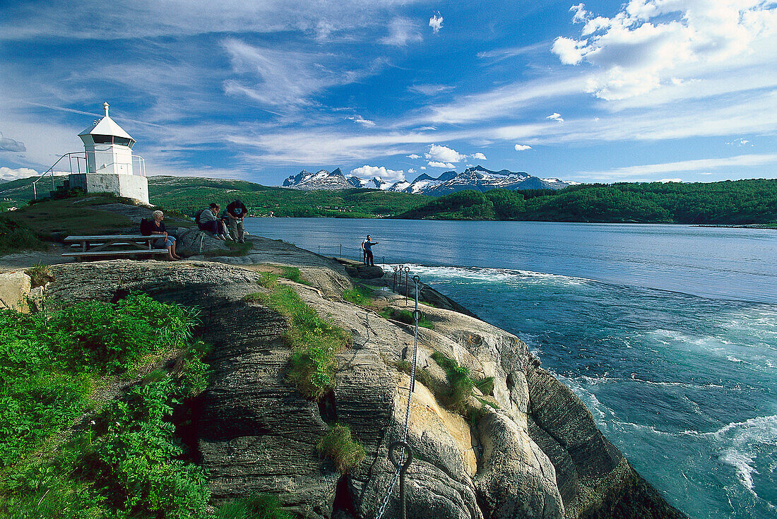 Tidal Strom, Saltstraumen, Bodo, Nordland, Norwegen