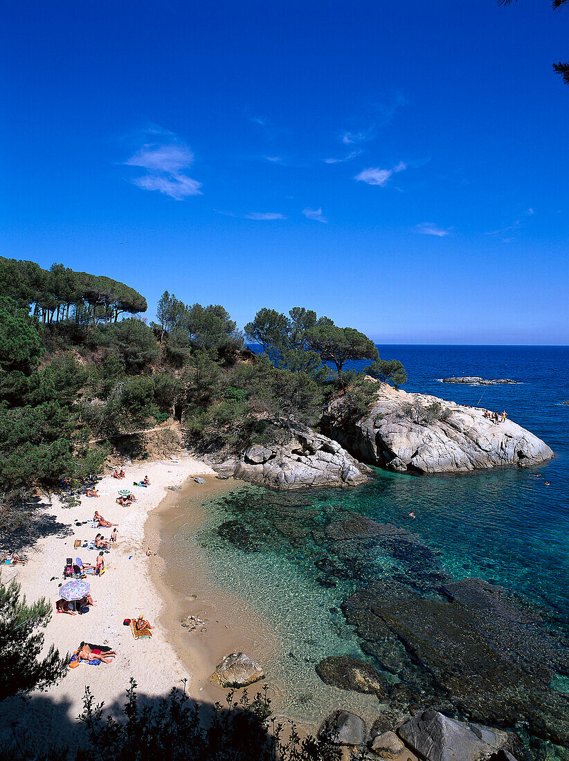 Cala del Pi, Platja d´Aro, Costa Brava, Pr. Girona, Catalonia, Spain