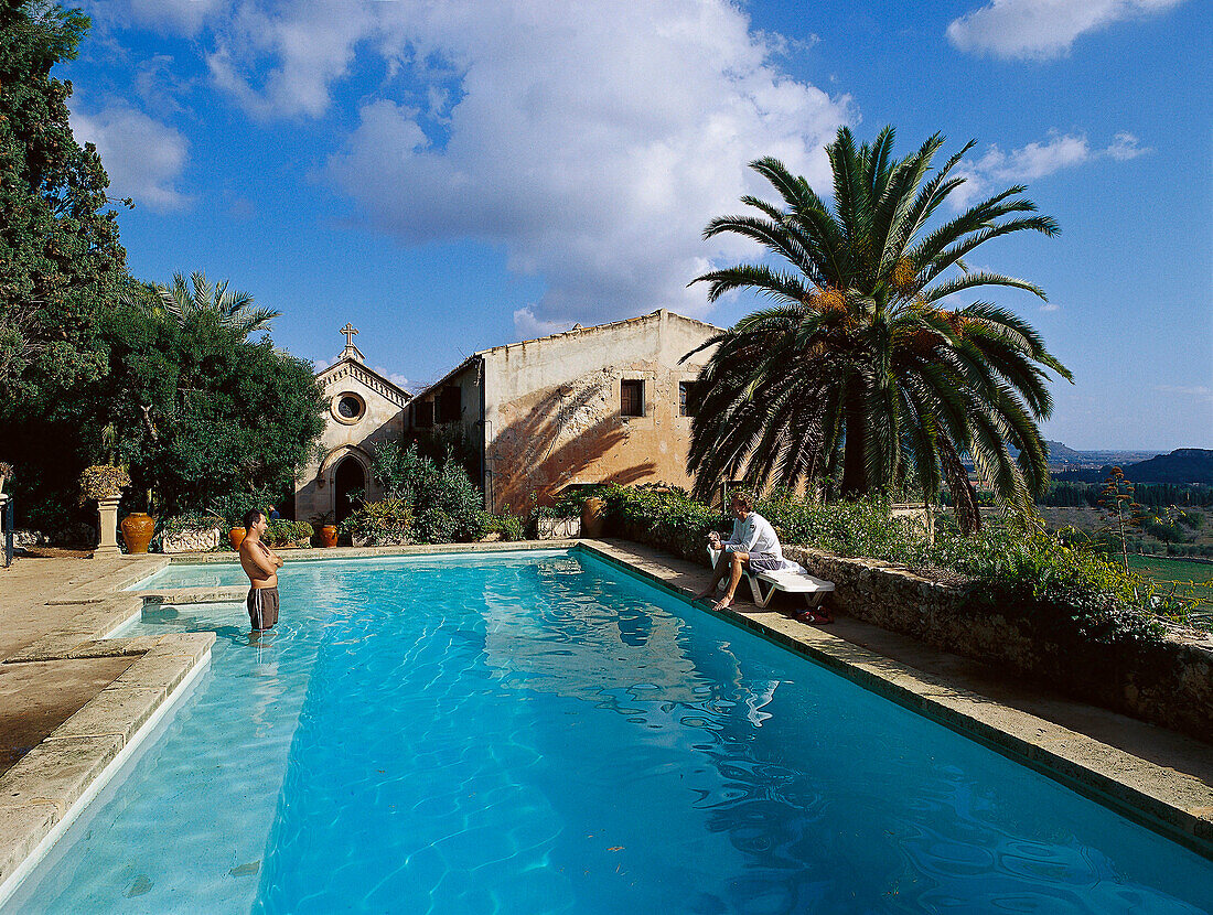 Finca mit Swimming Pool, Son Cladera, Finca, Pollenca, Mallorca, Spanien