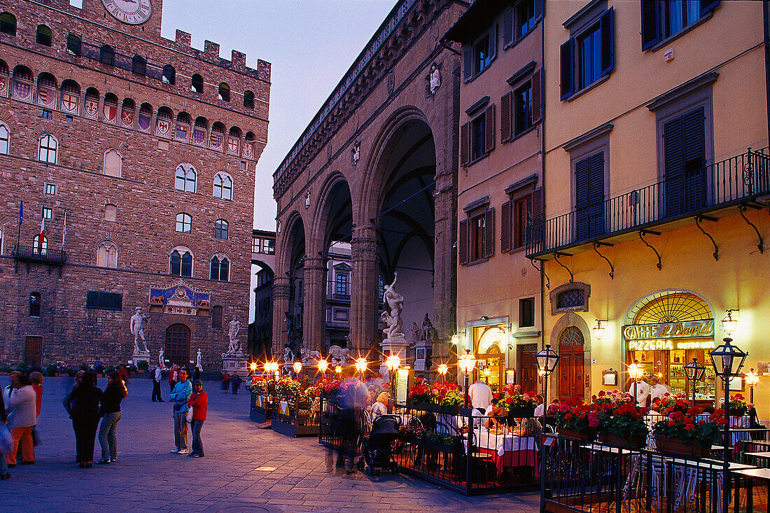 Palazzo Vecchio, Piazza della Signoria, Florence, Tuscany, Italy