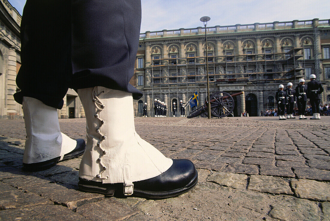 Changing of the guards, Royal Guards, Stockholm Royal Palace, Stockholm, Sweden