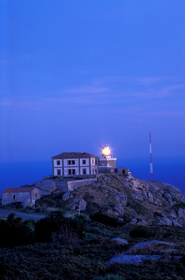 Lighthouse Cabo Finisterre, Prov. La Coruna, Galicia, Spain