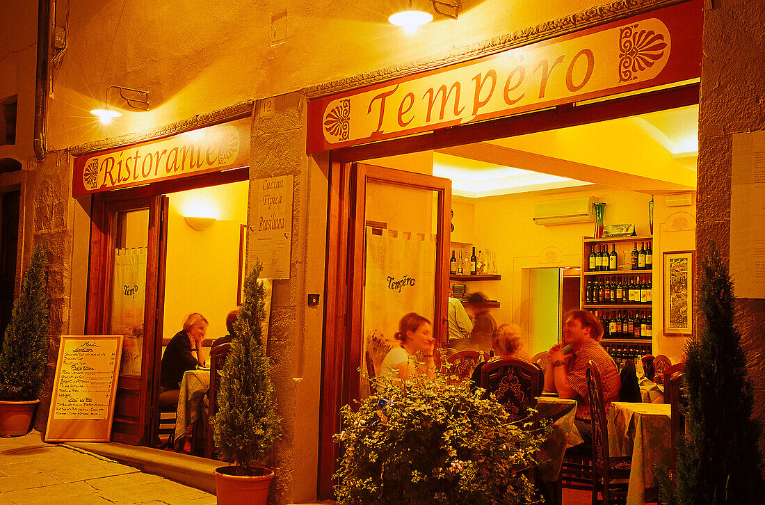 Restaurant Tempero, Cortona, Toskana, Italien