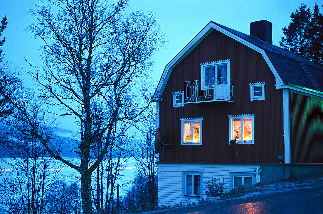 Wodden house at Are Lake, Are Sweden