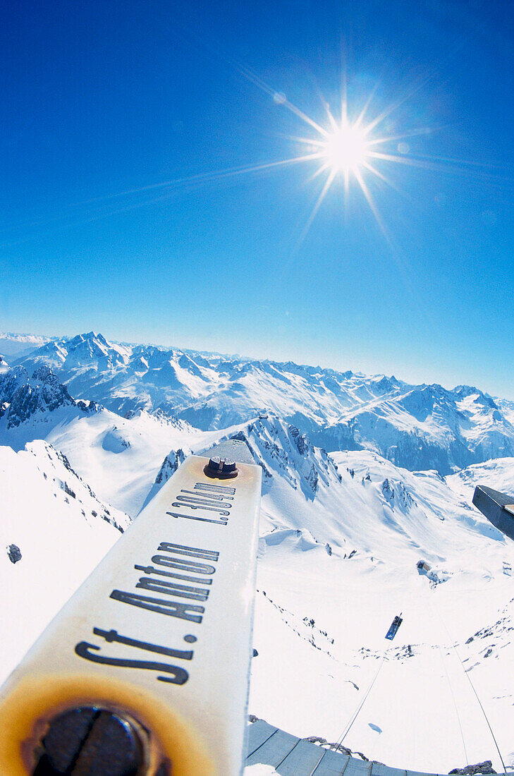 Top of Valluga, St. Anton at Arlberg Tyrol, Austria