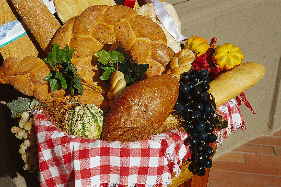 Brot und Gebäck, Impruneta, Chianti, Toskana, Italien