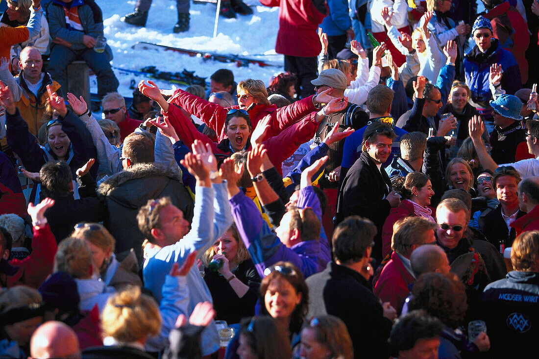 Apres ski, Mooserwirt, St. Anton am Arlberg Tyrol, Austria