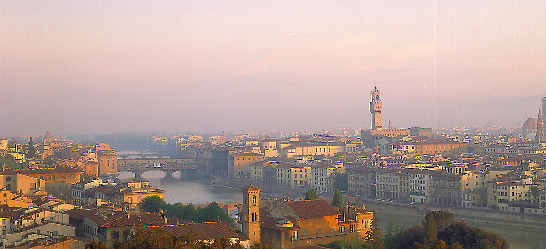 Stadtansicht von Florenz, Toskana Italien