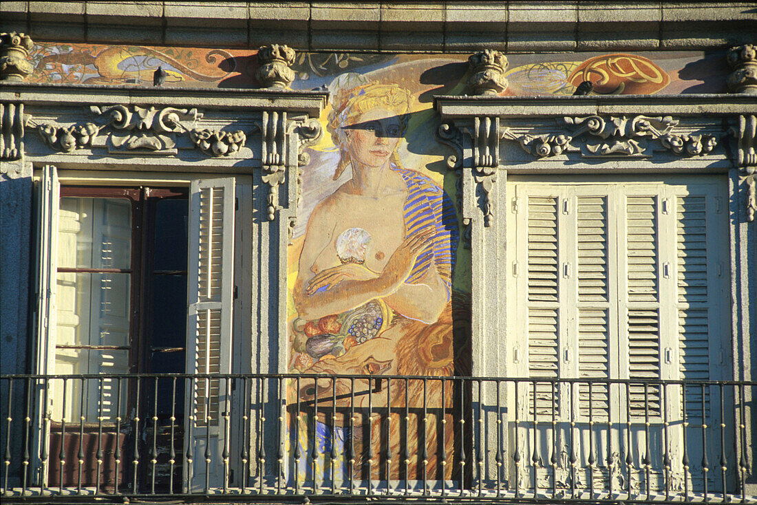 Casa de la Panaderia, Plaza Mayor Madrid, Spanien