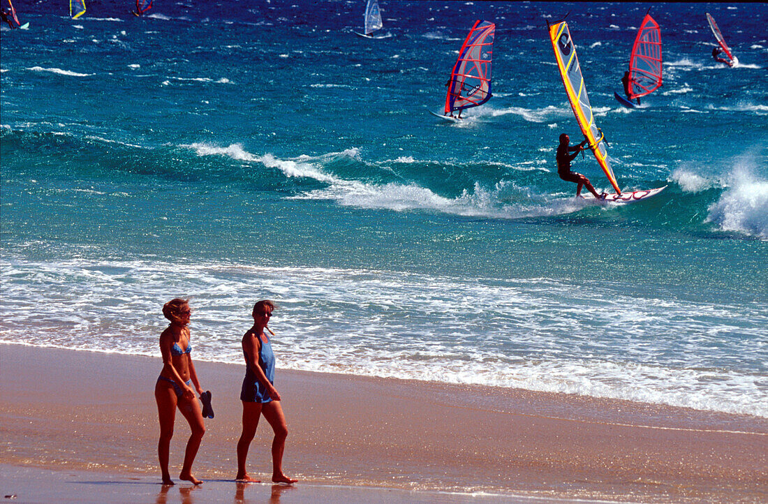 Windsurfer, Costa de la Luz, Cádiz, Andalusien, Spanien