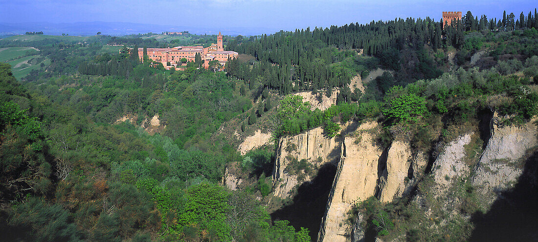 Abbazia di Monte Oliveto Maggiore, Toskana, Italien