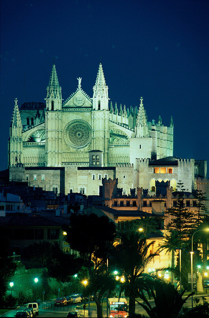 Palau de l'Almudaina, Kathedrale, Palma Mallorca, Spanien