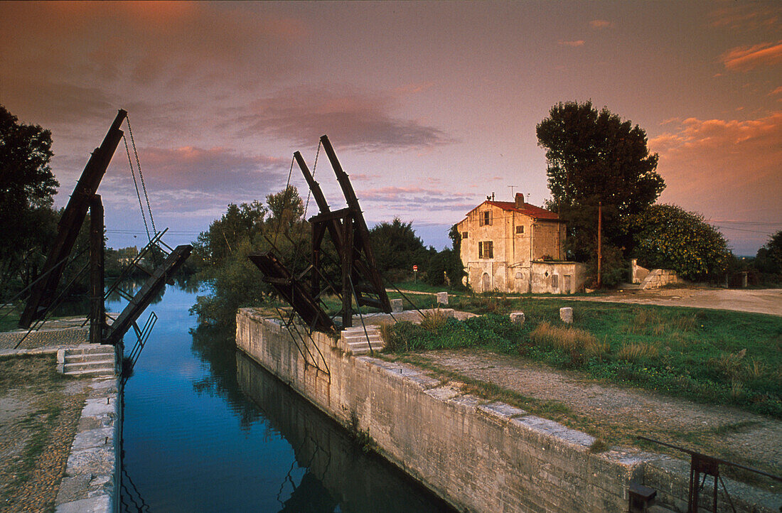 Van Gogh Bridge near Arles, Bouches-du-Rhone, Provence, France, Europe