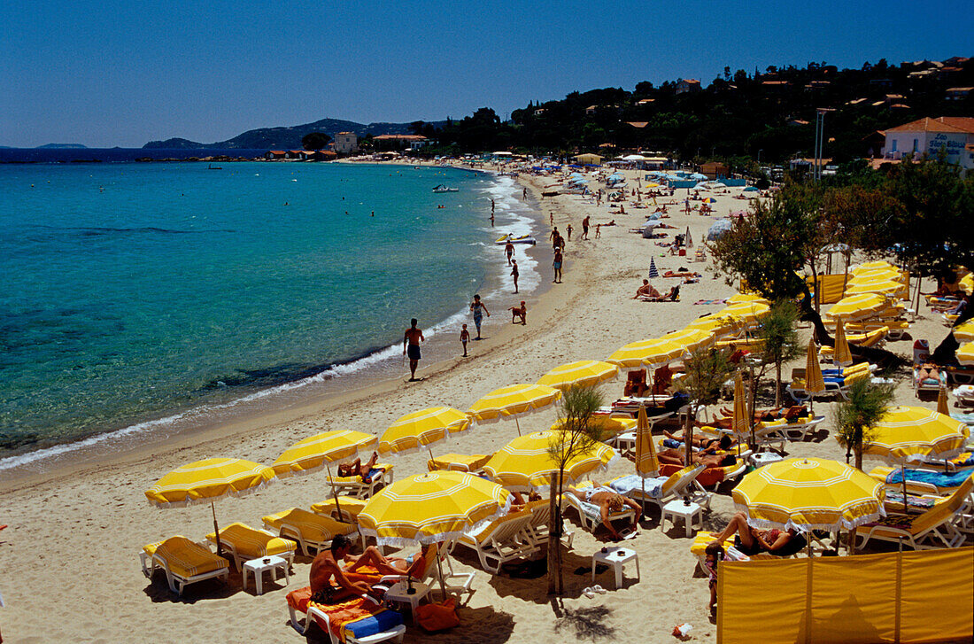 Strand, Côte d' Azur, Provence, Frankreich