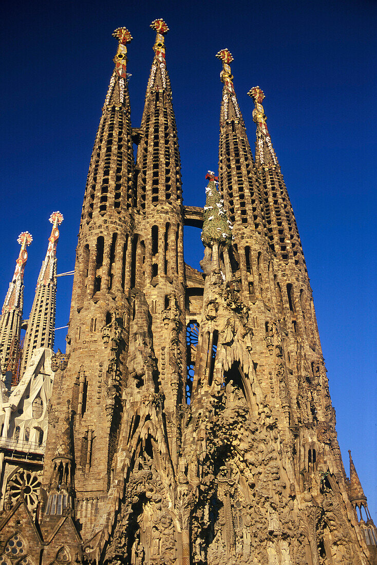 Tuerme, La Sagrada Familia, von A. Gaudi, Barcelona Katalonien, Spanien