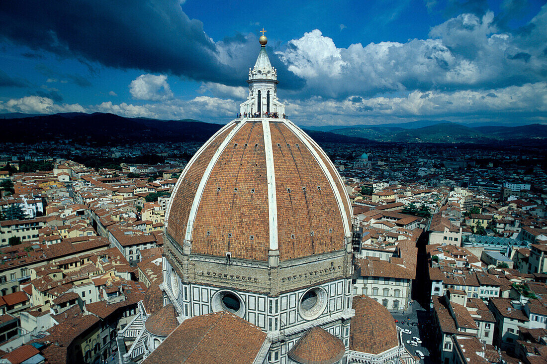 Domkuppel von Campanile, Florenz, Toskana Italien