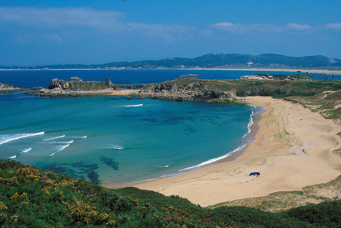 Playa de la Lanzada Foxos, , bei O Grove, Provinz Pontevedra Galicien, Spanien