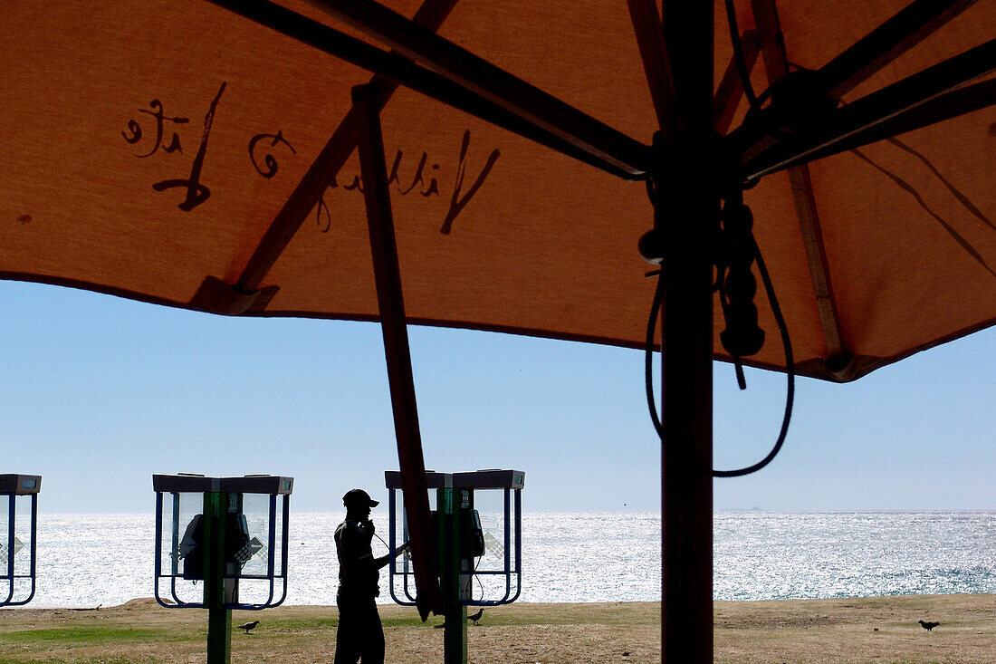 Telefonzellen, Kapstadt, Südafrika, Afrika