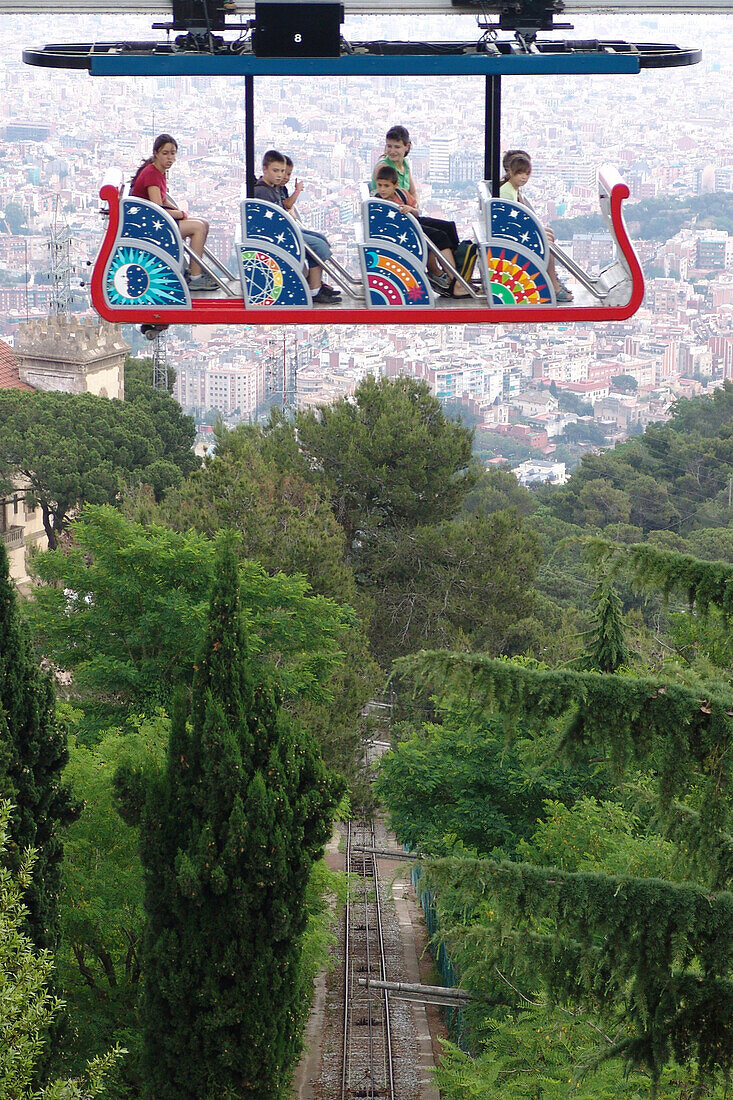 Tibidabo Freizeitpark, Barcelona, Spanien