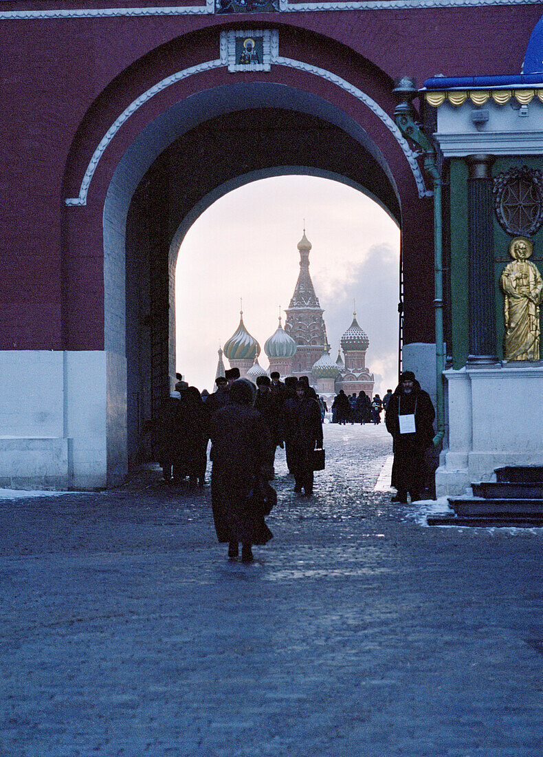 Gate to Red Square, Moscow Russia